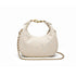 GELANNI – Veneta Bag for Women & Girls, Premium PU Handbag, Comes with Adjustable & Detachable Gold Chain, An Ideal Gift for Female -Off White